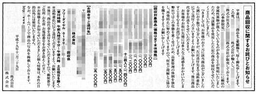 輸入チョコレートにおける異物混入